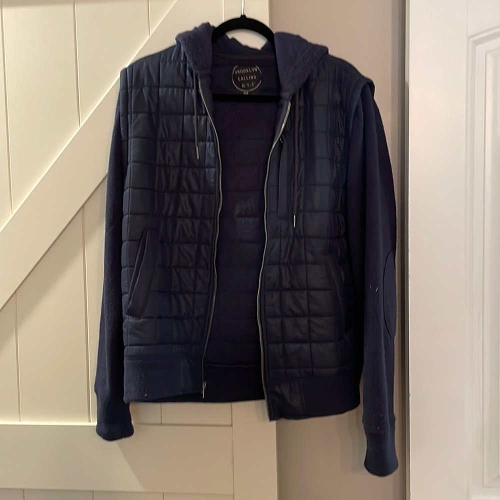Puffer jacket hoodie